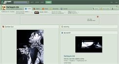 Desktop Screenshot of harlequin-ink.deviantart.com