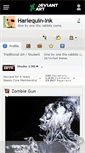 Mobile Screenshot of harlequin-ink.deviantart.com