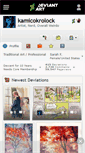 Mobile Screenshot of kamicokrolock.deviantart.com