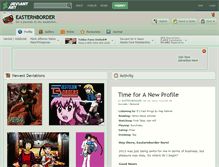 Tablet Screenshot of easternborder.deviantart.com