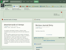 Tablet Screenshot of gerald933.deviantart.com