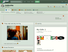 Tablet Screenshot of malakuchka.deviantart.com