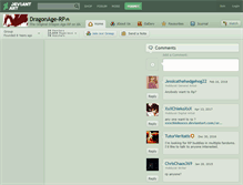 Tablet Screenshot of dragonage-rp.deviantart.com