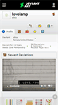 Mobile Screenshot of lovelamp.deviantart.com