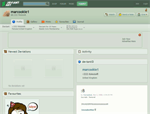 Tablet Screenshot of marcookie1.deviantart.com
