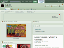 Tablet Screenshot of doujinshi.deviantart.com