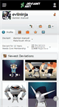 Mobile Screenshot of evilninja.deviantart.com