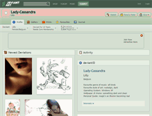 Tablet Screenshot of lady-cassandra.deviantart.com