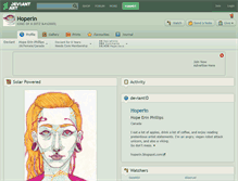 Tablet Screenshot of hoperin.deviantart.com