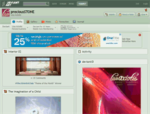 Tablet Screenshot of preciousstone.deviantart.com