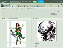 Tablet Screenshot of anguiad.deviantart.com