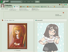 Tablet Screenshot of chibysoly.deviantart.com