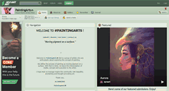 Desktop Screenshot of paintingarts.deviantart.com