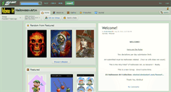 Desktop Screenshot of halloween-art.deviantart.com