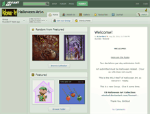 Tablet Screenshot of halloween-art.deviantart.com