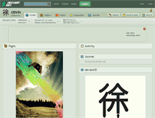 Tablet Screenshot of cthrin.deviantart.com
