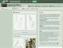 Tablet Screenshot of captain-macmillan.deviantart.com