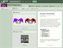 Tablet Screenshot of nightsxreala-fans.deviantart.com