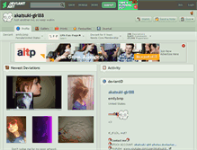 Tablet Screenshot of akatsuki-girl88.deviantart.com