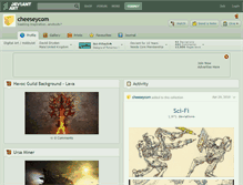 Tablet Screenshot of cheeseycom.deviantart.com