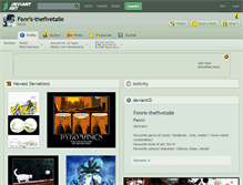 Tablet Screenshot of fenris-thefivetaile.deviantart.com