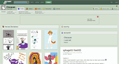 Desktop Screenshot of chocacao.deviantart.com