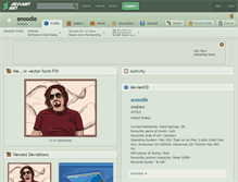 Tablet Screenshot of anoodle.deviantart.com