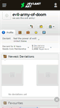 Mobile Screenshot of evil-army-of-doom.deviantart.com