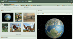 Desktop Screenshot of baryonyx254.deviantart.com
