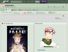 Tablet Screenshot of midooorikun.deviantart.com