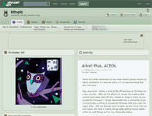 Tablet Screenshot of kthxplz.deviantart.com