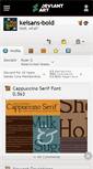 Mobile Screenshot of keisans-bold.deviantart.com