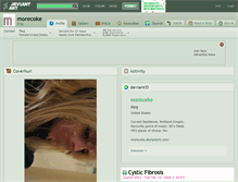 Tablet Screenshot of morecoke.deviantart.com