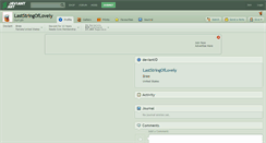 Desktop Screenshot of laststringoflovely.deviantart.com