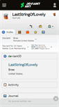Mobile Screenshot of laststringoflovely.deviantart.com