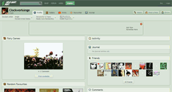 Desktop Screenshot of clockworkange.deviantart.com