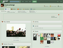 Tablet Screenshot of clockworkange.deviantart.com