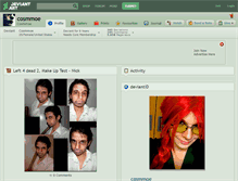 Tablet Screenshot of cosmmoe.deviantart.com