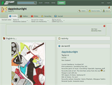Tablet Screenshot of dappledsunlight.deviantart.com
