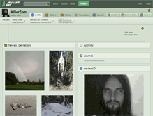 Tablet Screenshot of killerzom.deviantart.com