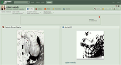 Desktop Screenshot of cyber-wendy.deviantart.com