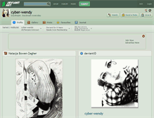Tablet Screenshot of cyber-wendy.deviantart.com
