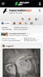 Mobile Screenshot of masscreation.deviantart.com