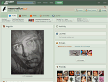 Tablet Screenshot of masscreation.deviantart.com