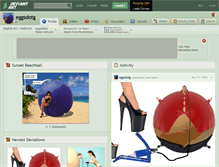 Tablet Screenshot of eggsdotg.deviantart.com