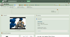 Desktop Screenshot of davidhalo.deviantart.com