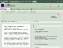 Tablet Screenshot of darthbuttercup.deviantart.com