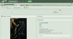 Desktop Screenshot of incomprehensible.deviantart.com