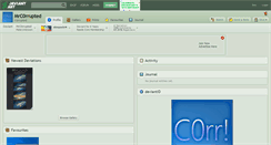Desktop Screenshot of mrc0rrupted.deviantart.com