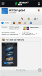 Mobile Screenshot of mrc0rrupted.deviantart.com